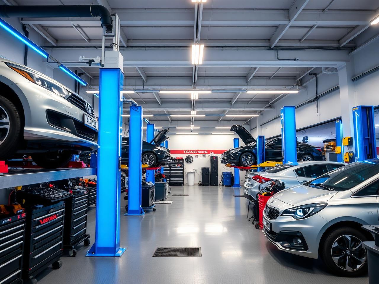 Inside the workshop
